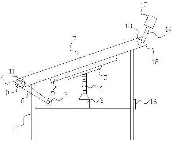 Sweet potato pulverizer conveying device based on Zigbee technology