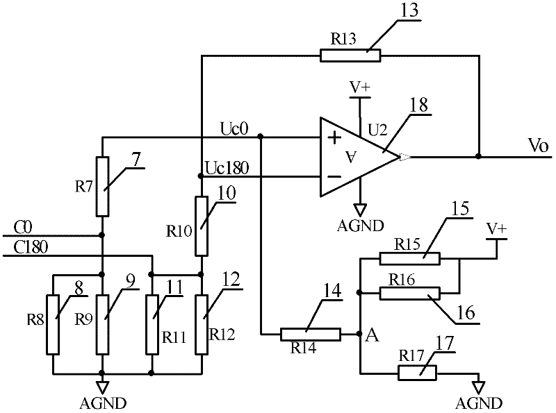 Signal pre-amplifier circuit of aerospace-grade photoelectric encoder
