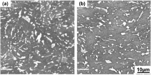 Heat treatment process for refining M-A island in granular bainite structure of low-carbon low alloy steel