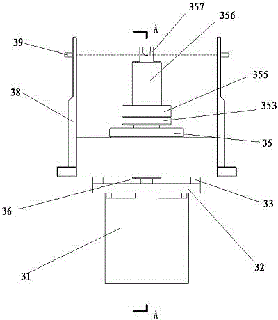 Work-piece rotation mechanism for chuck double-station welding machine