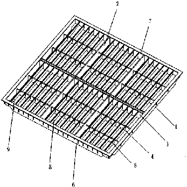 Overlap joint type structured airflow guide floor board