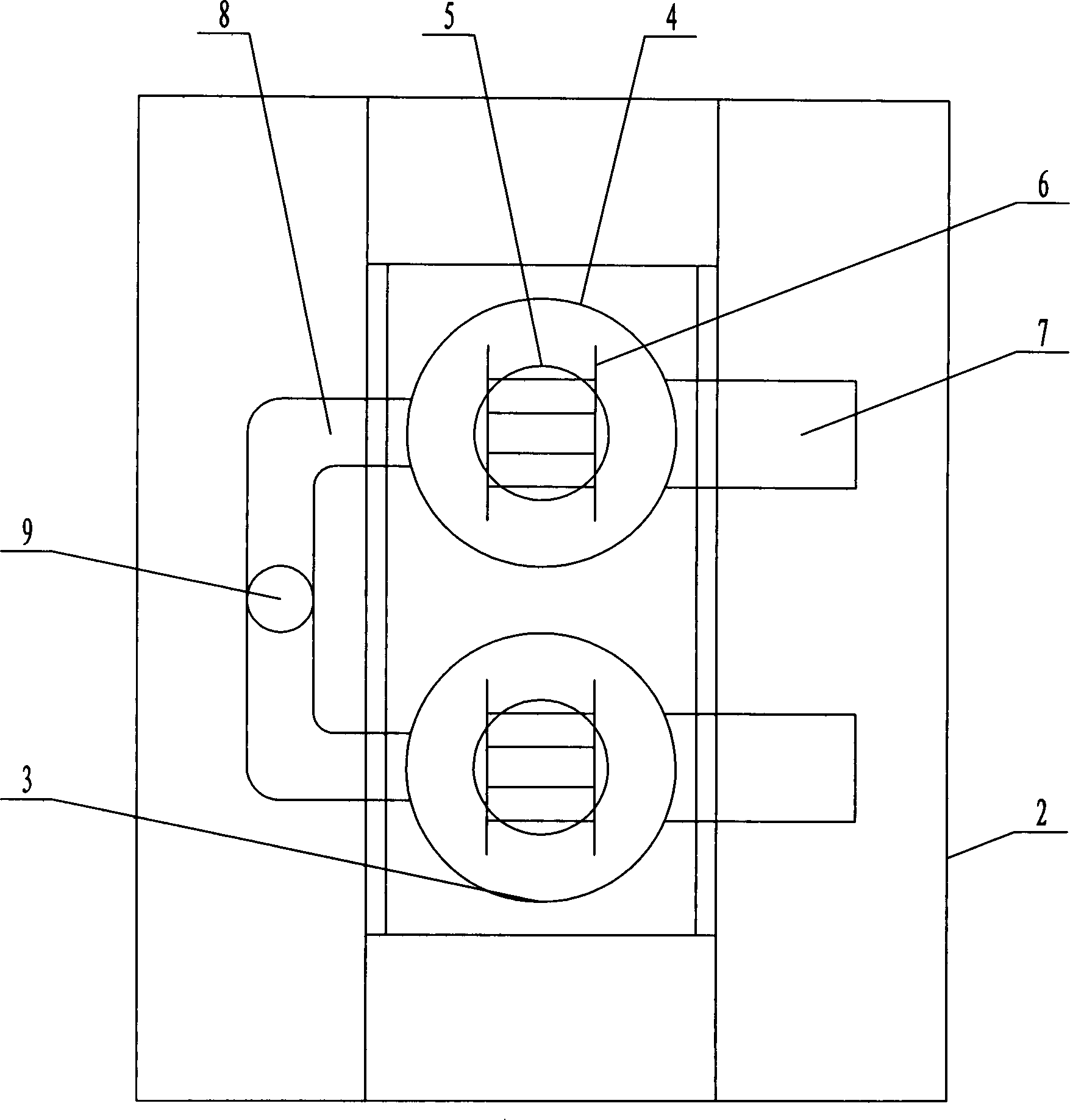 Double-head agricultural range