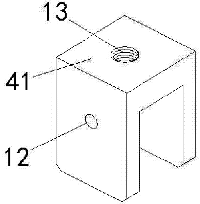 Linear compressor scroll plate spring radial stiffness testing device and manufacturing method thereof