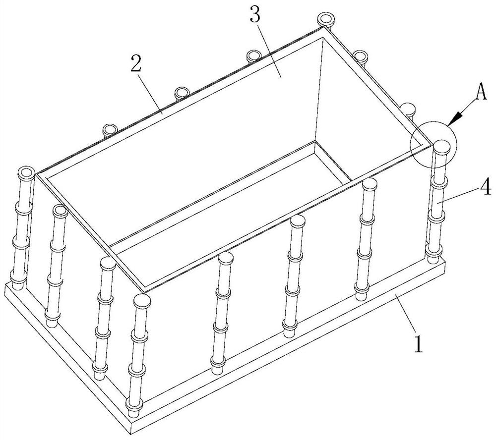 Floating type cooling tower anti-overflow device and water collecting tray with same