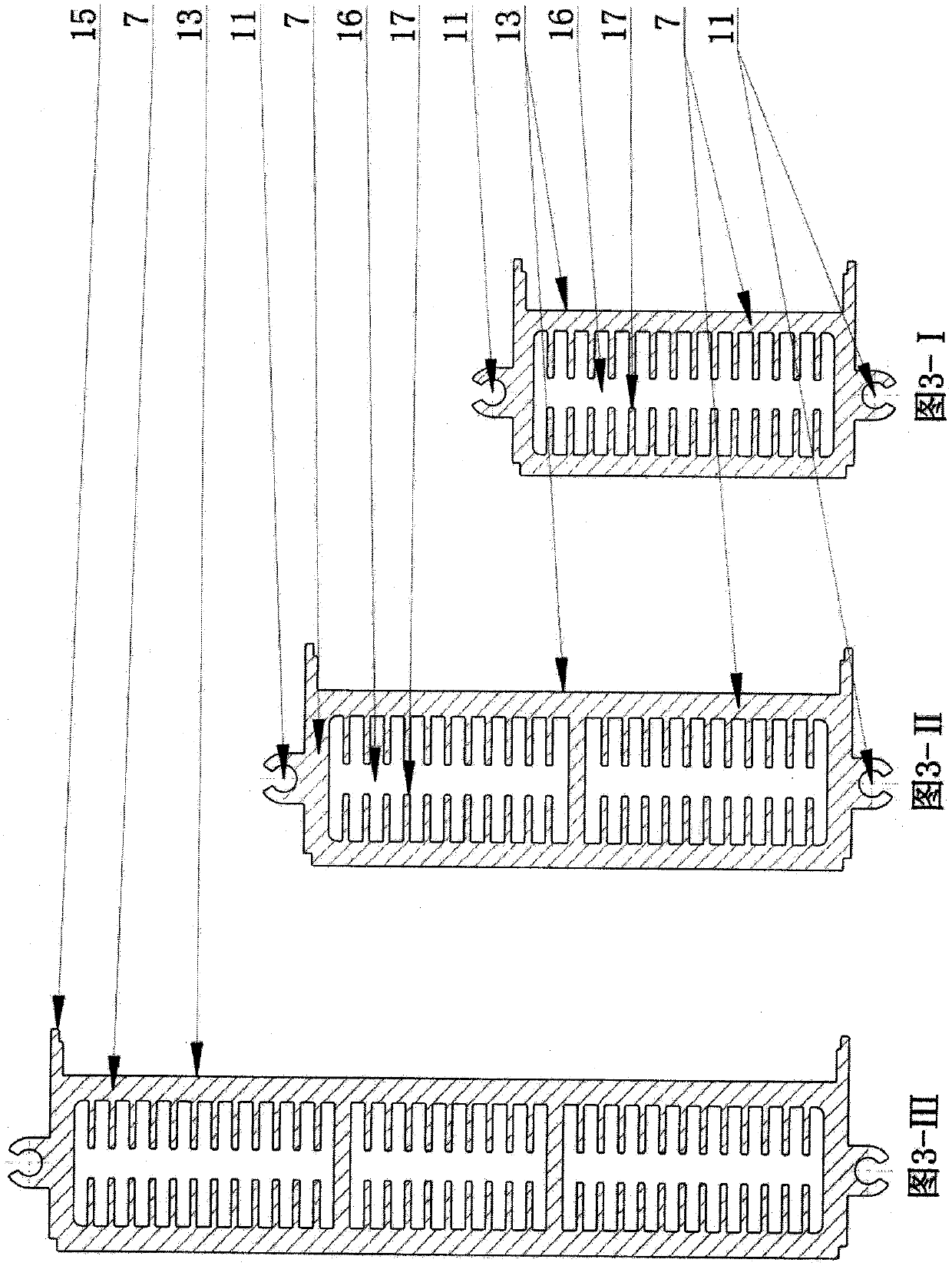Module-integrated instant-heating electric boiler main machine and manufacturing process thereof