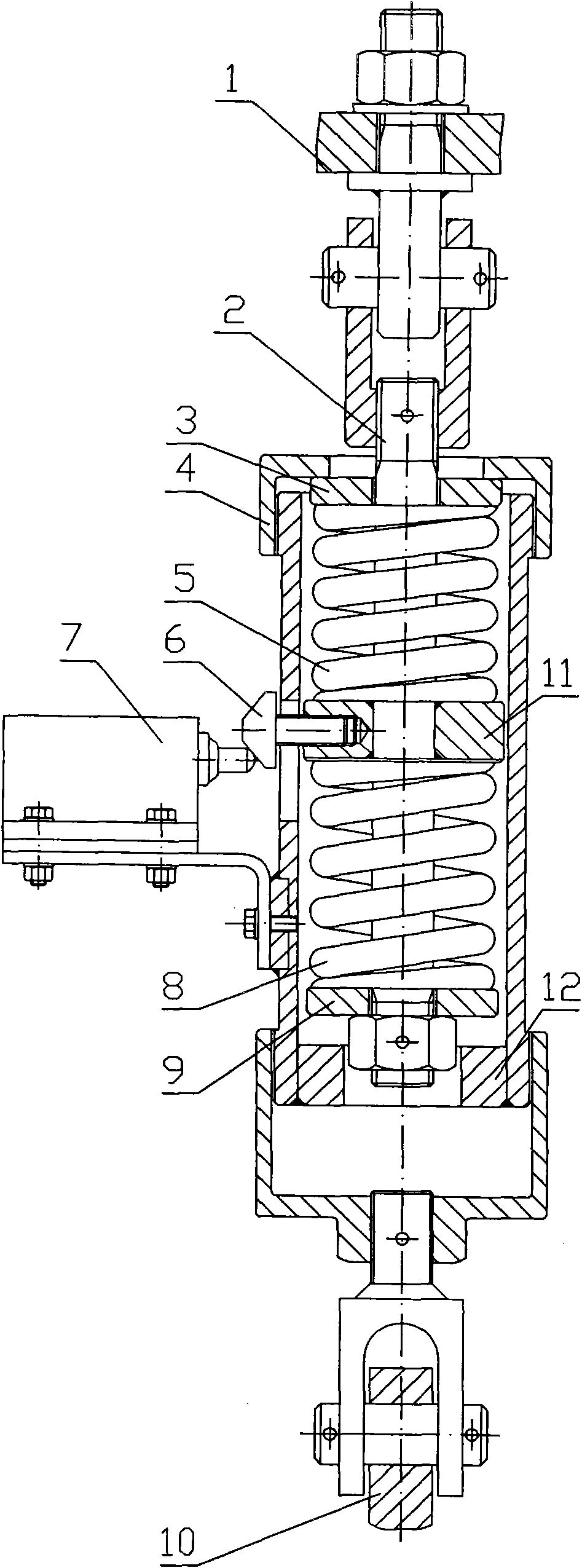 Two-way overload protective device for drive mechanism