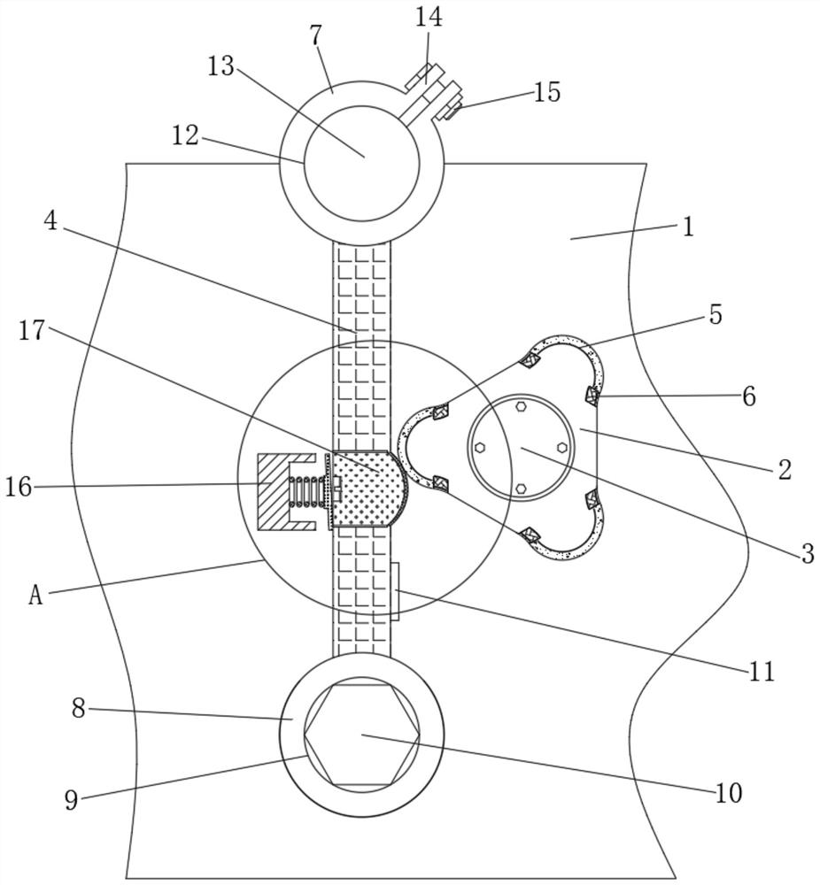 A warp protection buckle