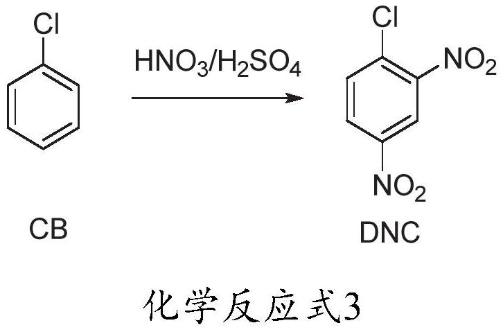 Method for preparing 2, 4-dinitrochlorobenzene by one-step adiabatic continuous nitration of chlorobenzene