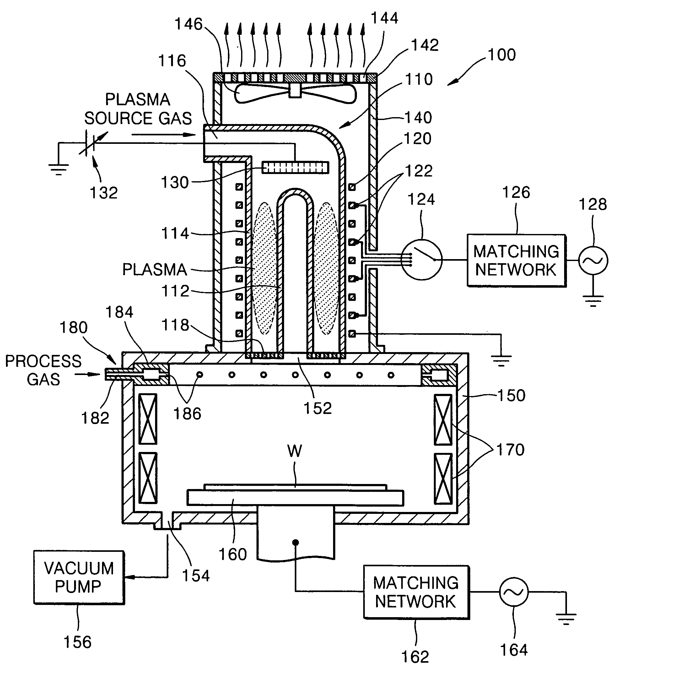 Helical resonator type plasma processing apparatus