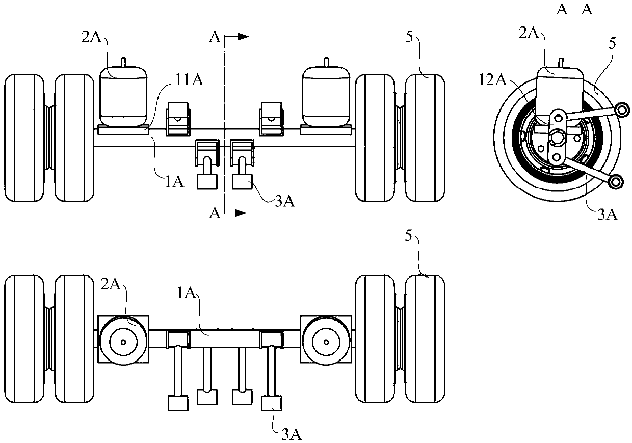 Air suspension and vehicle