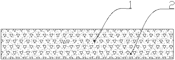 A kind of preparation technology of melamine foam and fiber blending