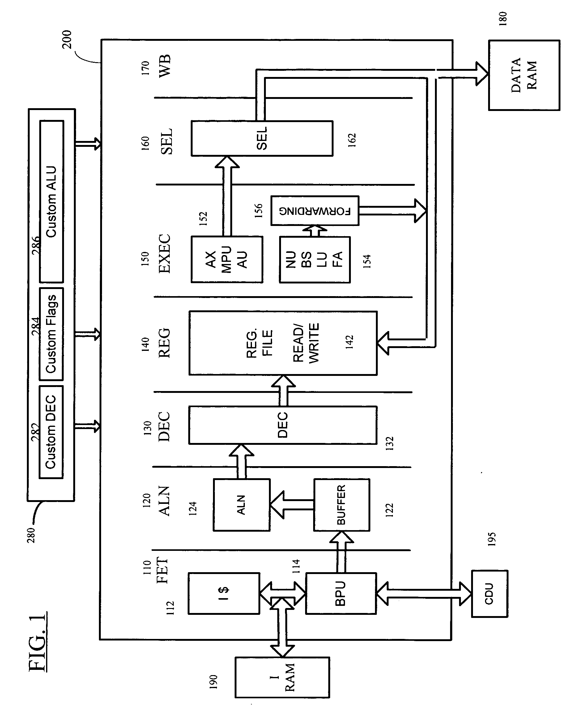 Microprocessor architecture including unified cache debug unit