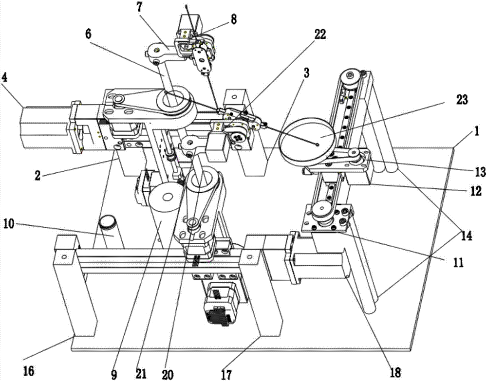 Microorganism culture medium inoculating structure