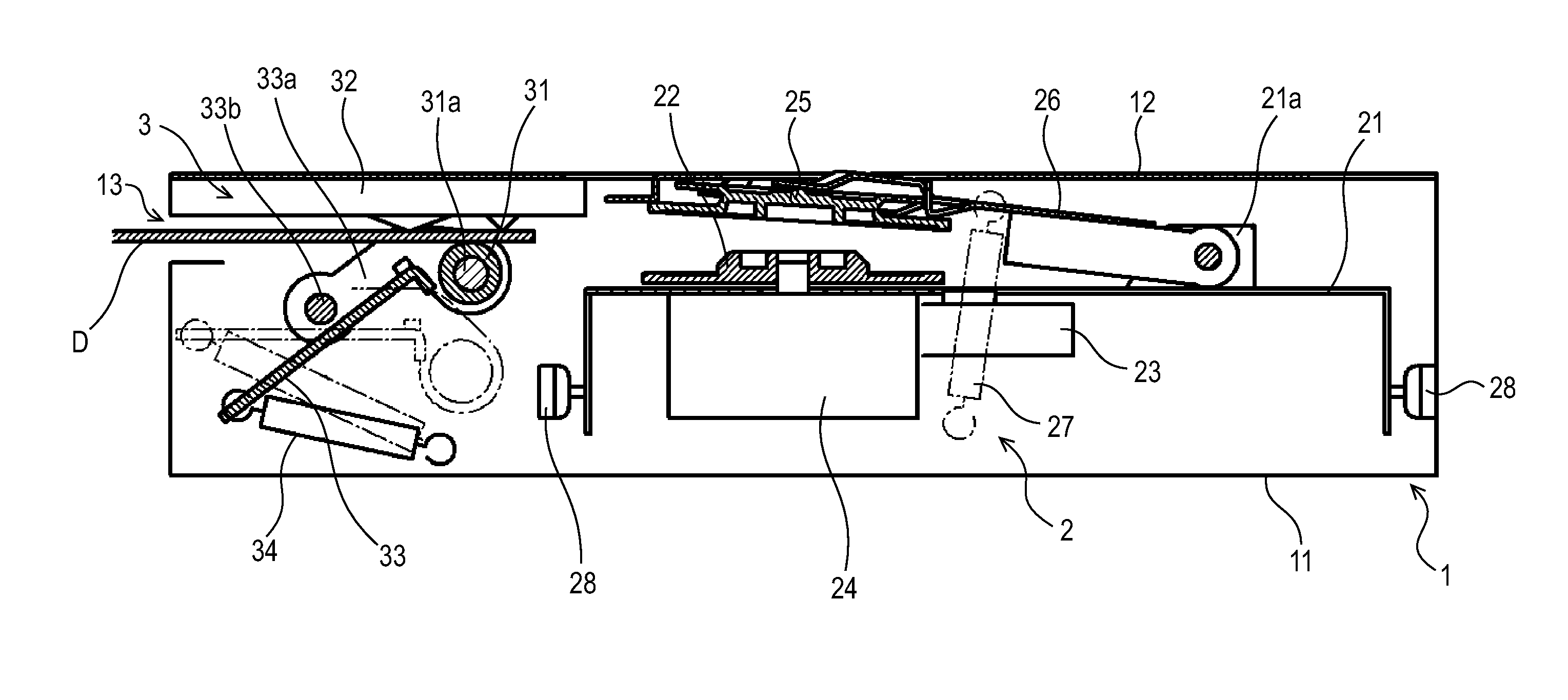 Disc transfer mechanism and disc drive apparatus