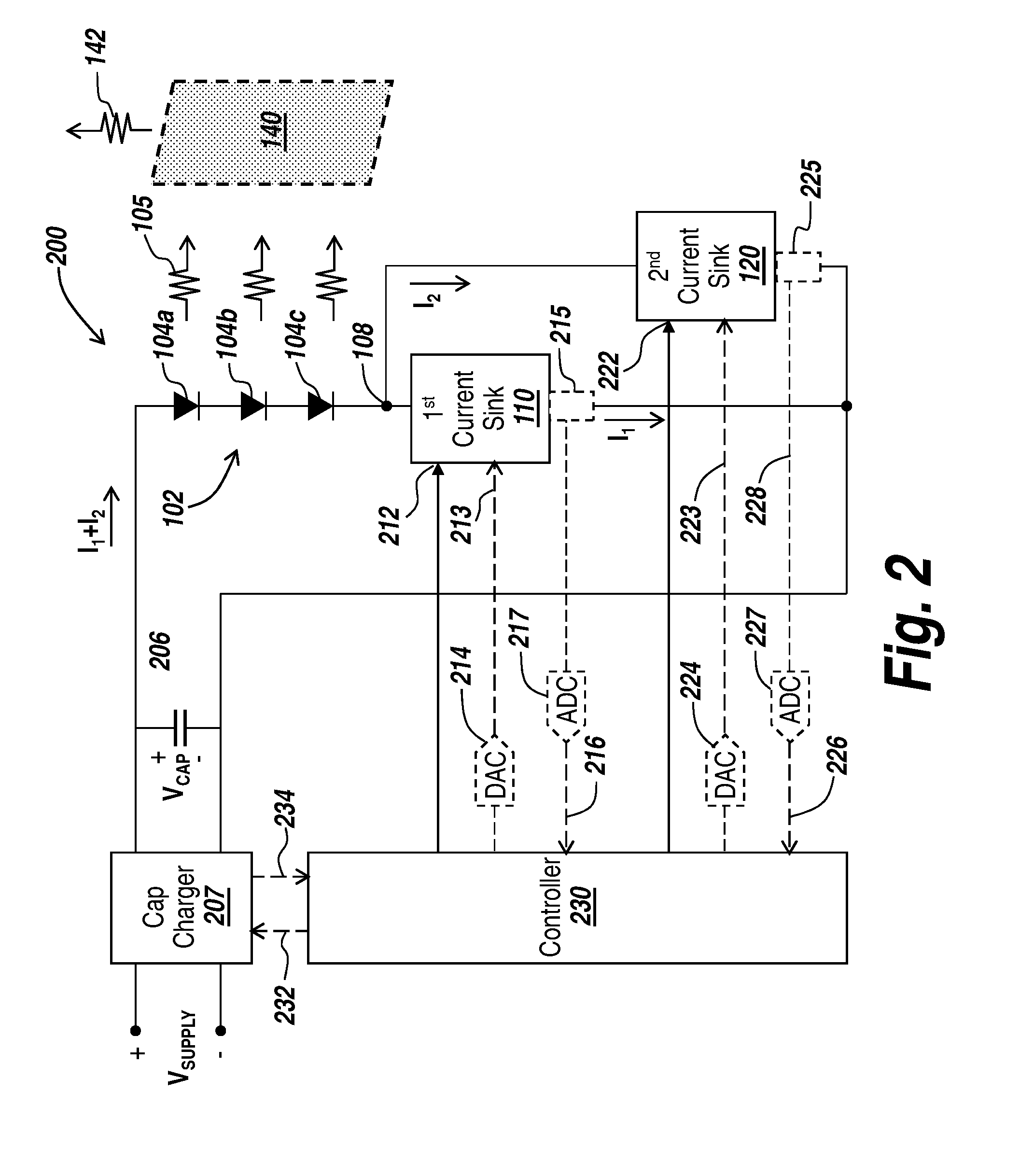 Diode driver for battery operated laser systems