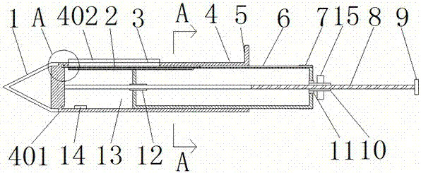 Material sampling device for product quality detection and using method thereof