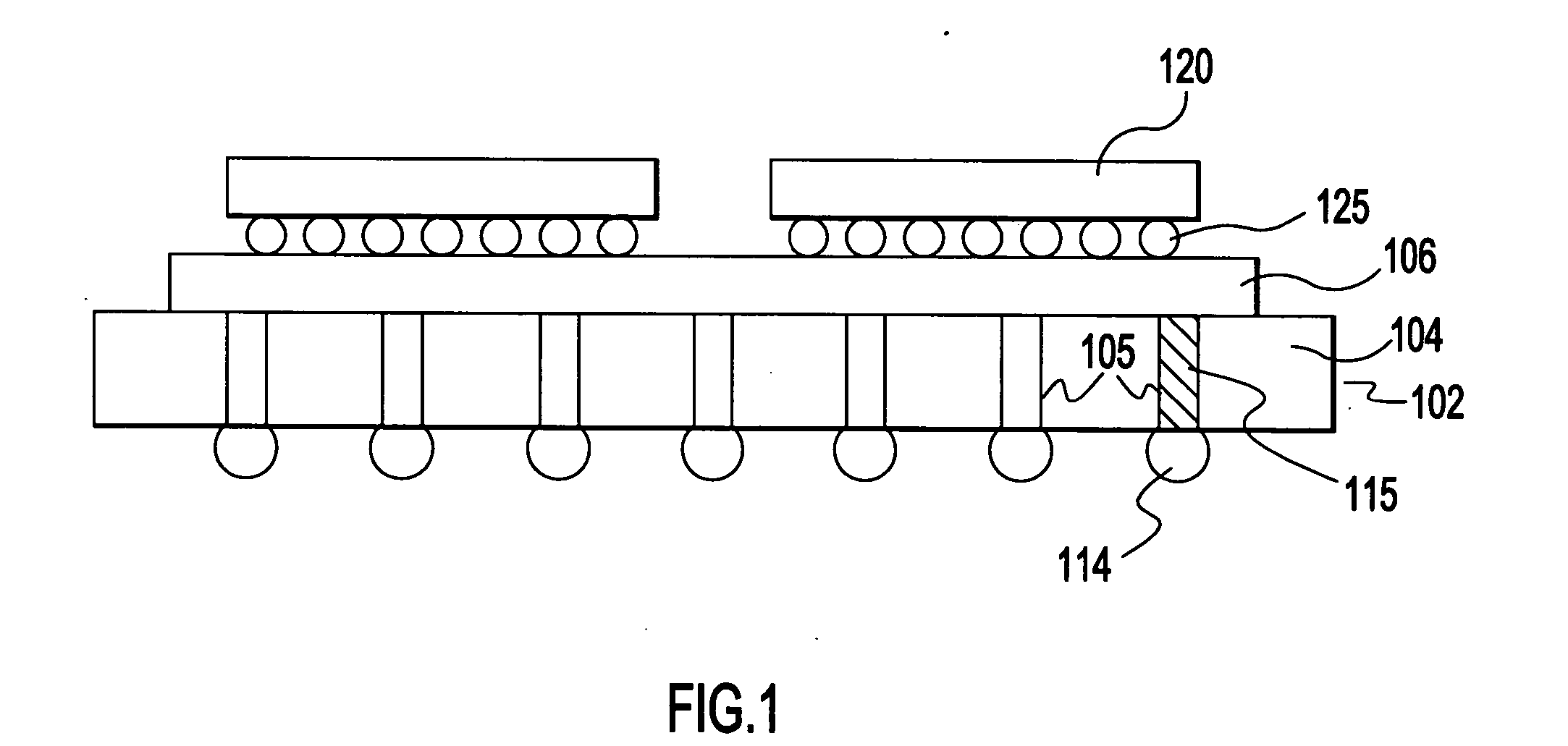 Silicon chip carrier with conductive through-vias and method for fabricating same