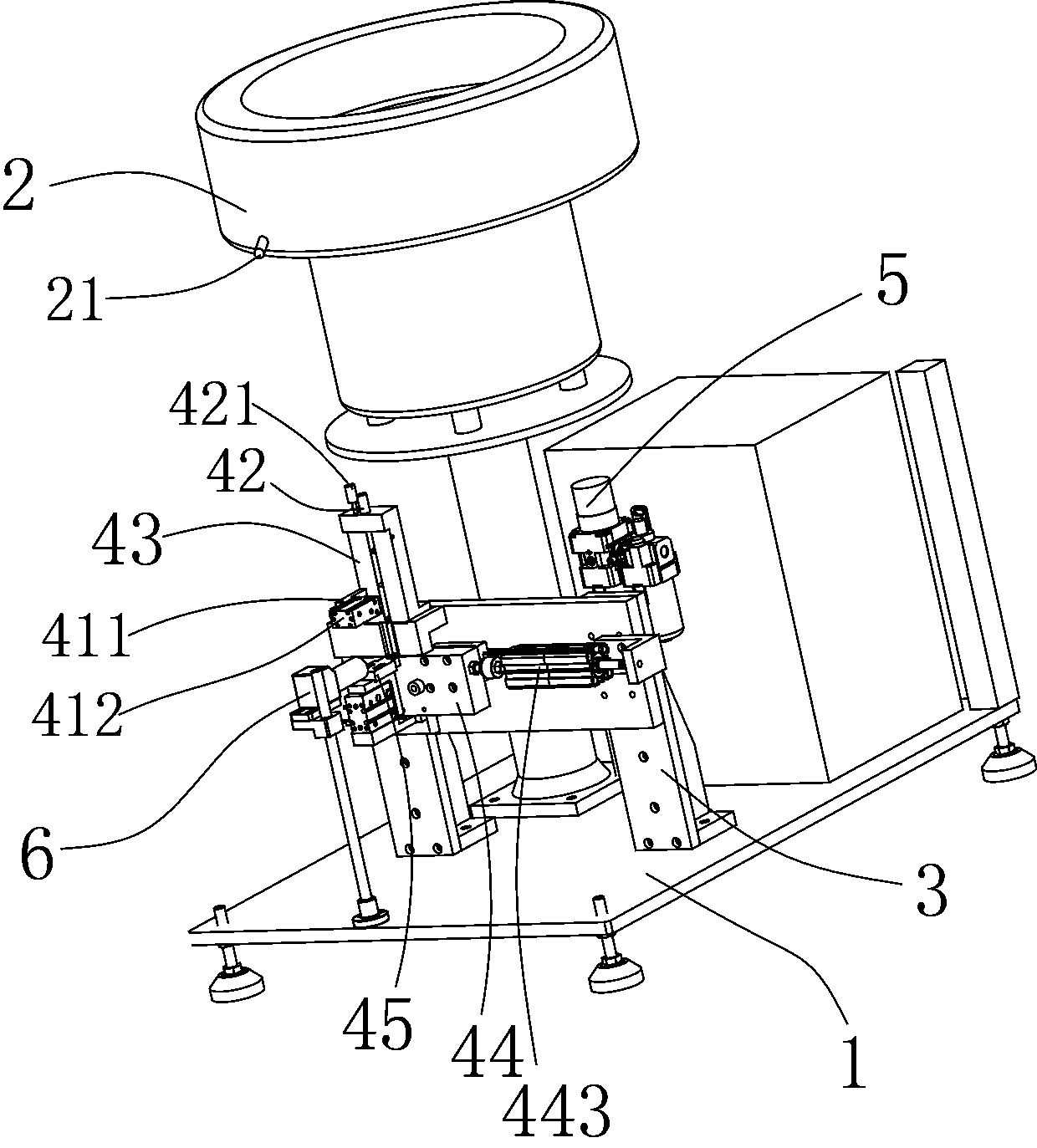A two-way distributing device