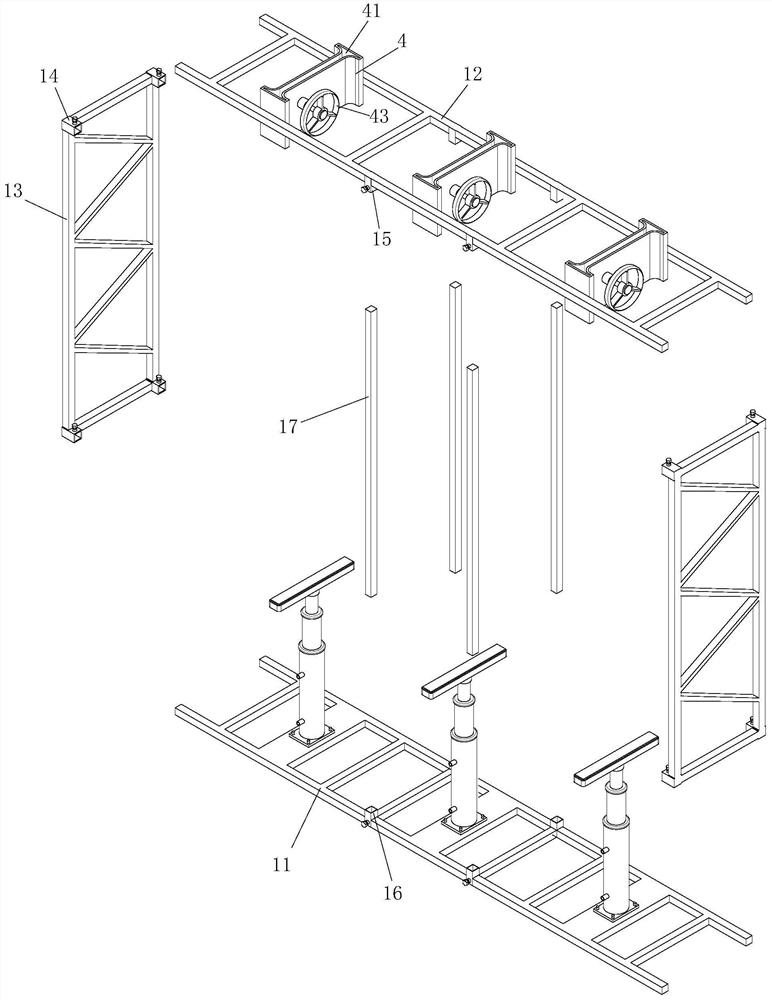 A manned lifting device for building wall inspection and repair