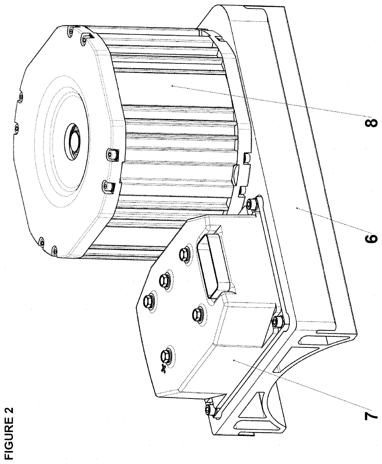 Driving unit for a tunnel thruster and a tunnel thruster with such driving unit