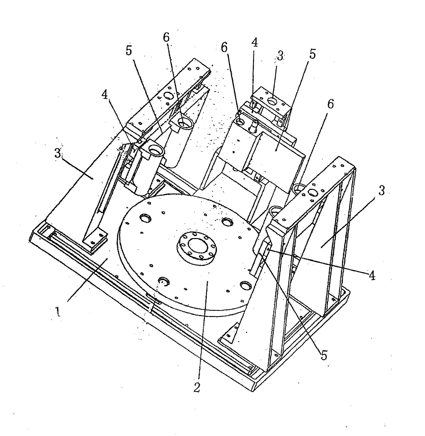 Multi-station machine head for drilling and boring lathe