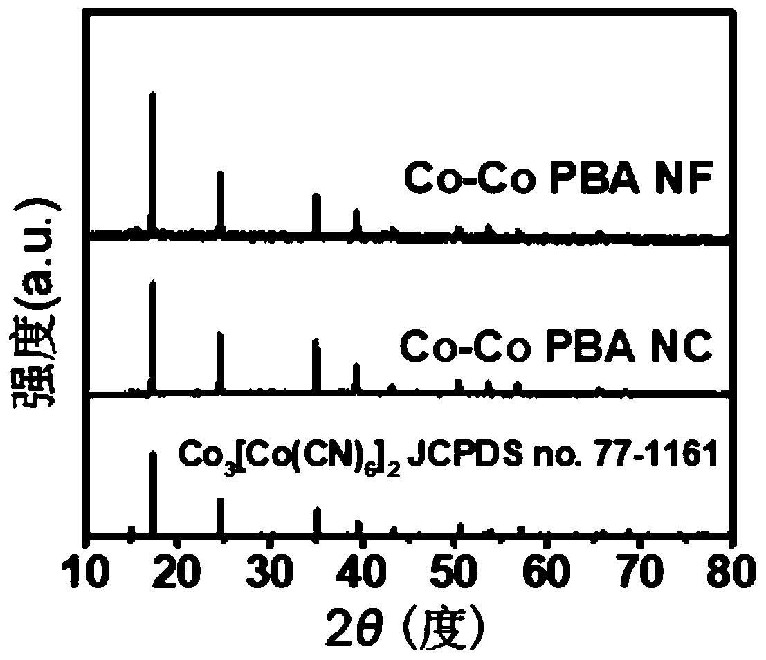 A kind of cobalt phosphide nano frame and its preparation and application