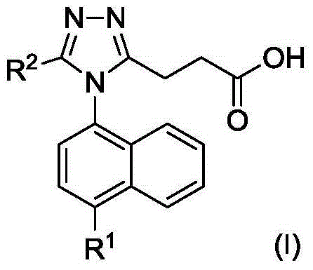 Triazole propionate URAT1 inhibitor, preparation method thereof and purpose of triazole propionate URAT1 inhibitor for treating hyperuricemia and gout