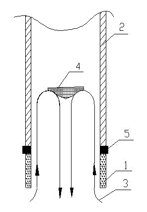 Single-dip-pipe vacuum refining device and using method thereof