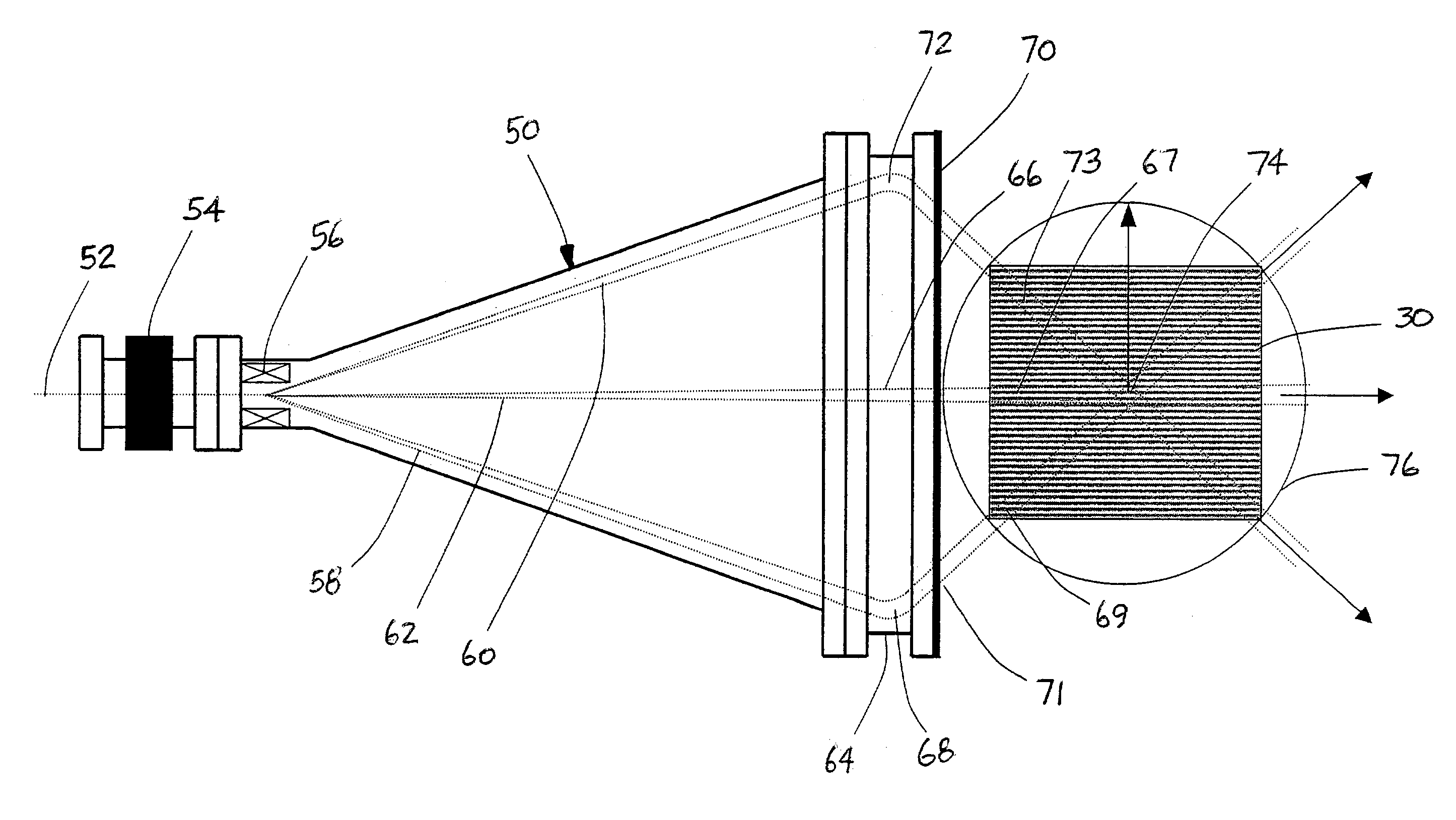 System and method for irradiating large articles