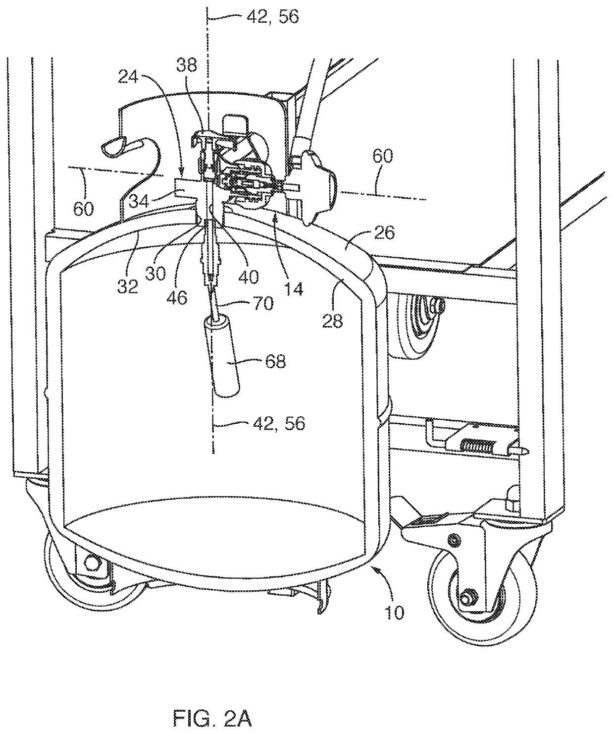 Valve structure for propane tank and method thereof