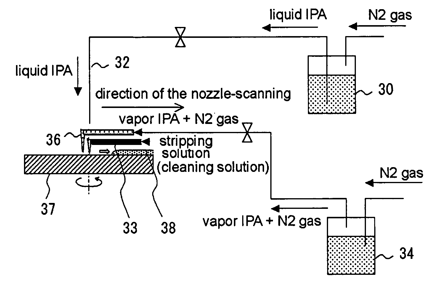 Method of manufacturing semiconductor device and apparatus for cleaning substrate
