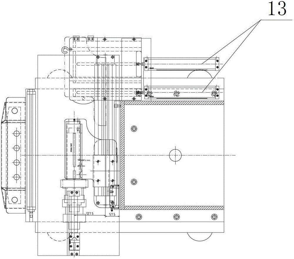 Automatic press-fitting unit for transmission intermediate shaft key pins