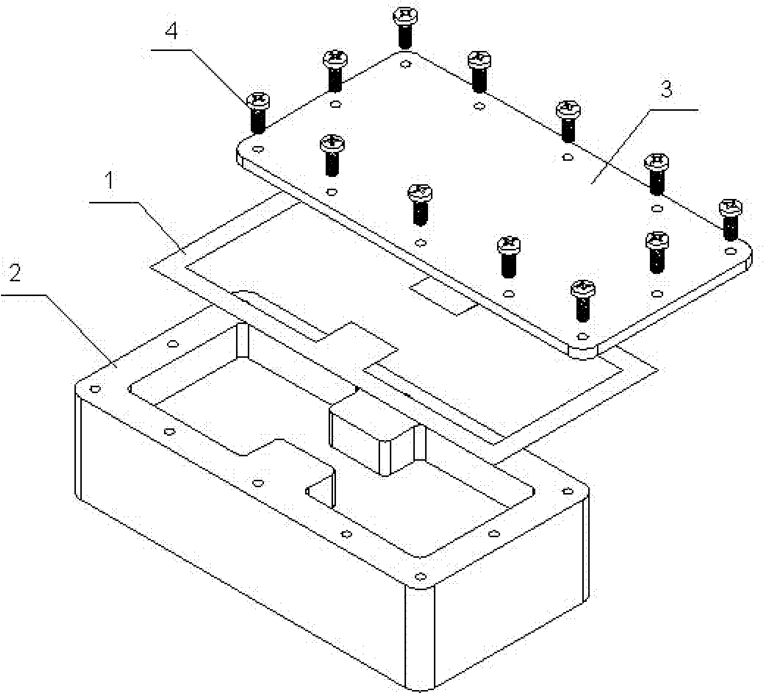 Waveguide filter with welding structure