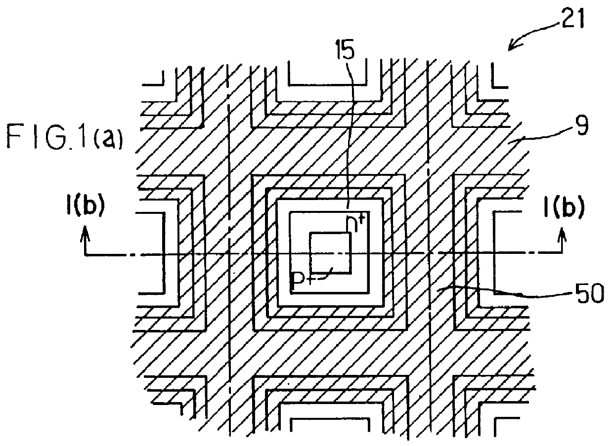 Production method of a vertical type MOSFET