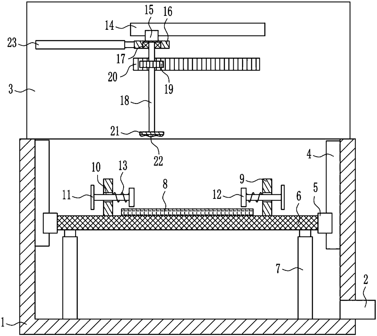 Cleaning device for circuit board used for production of instrument