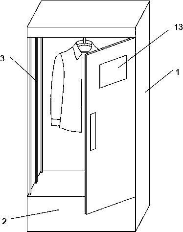 Fully automatic ironing-resistant drying wardrobe