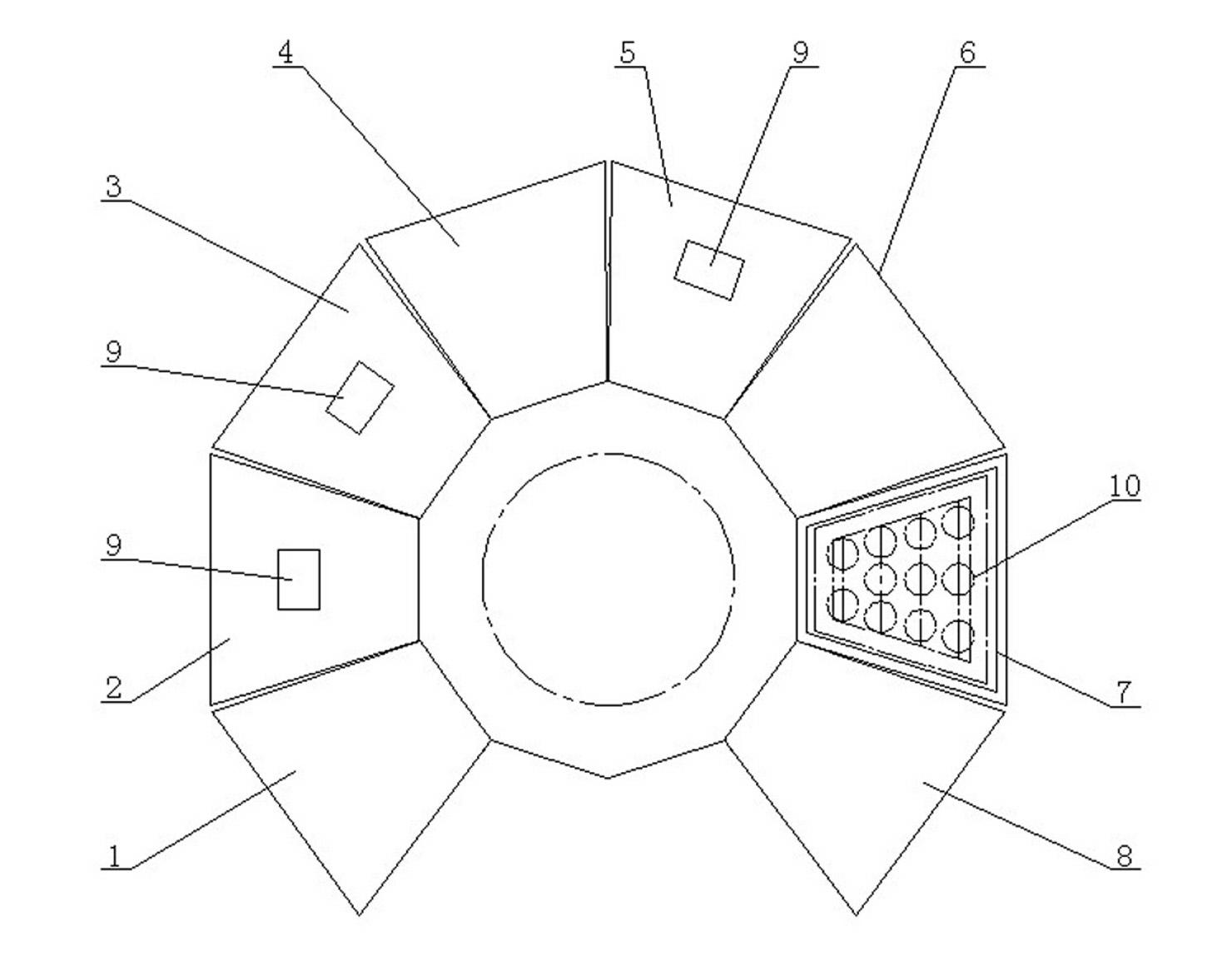 Production line for treating surface of annular piston