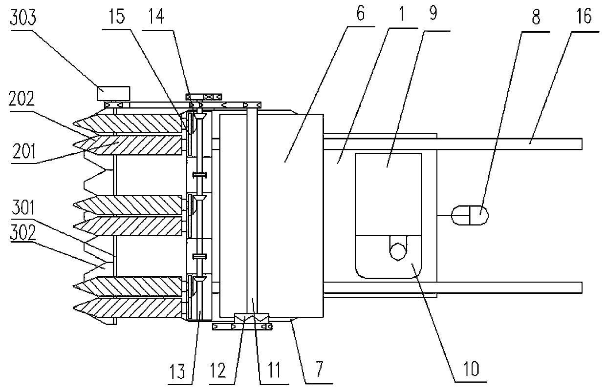 Garlic sprout harvester