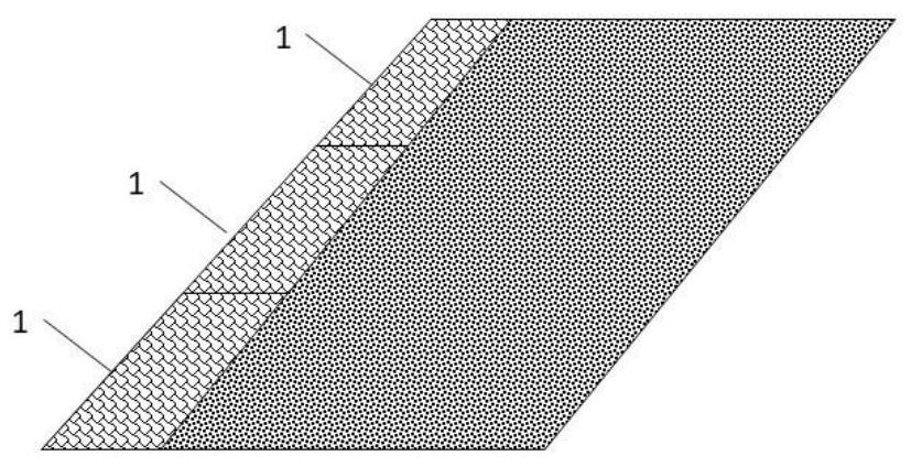 Slope slope landslide monitoring method for civil engineering and detection system and method