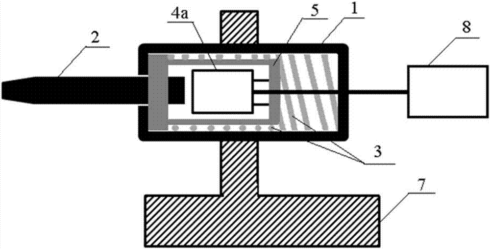 Sensing device for detecting electro-vibration of electric appliance