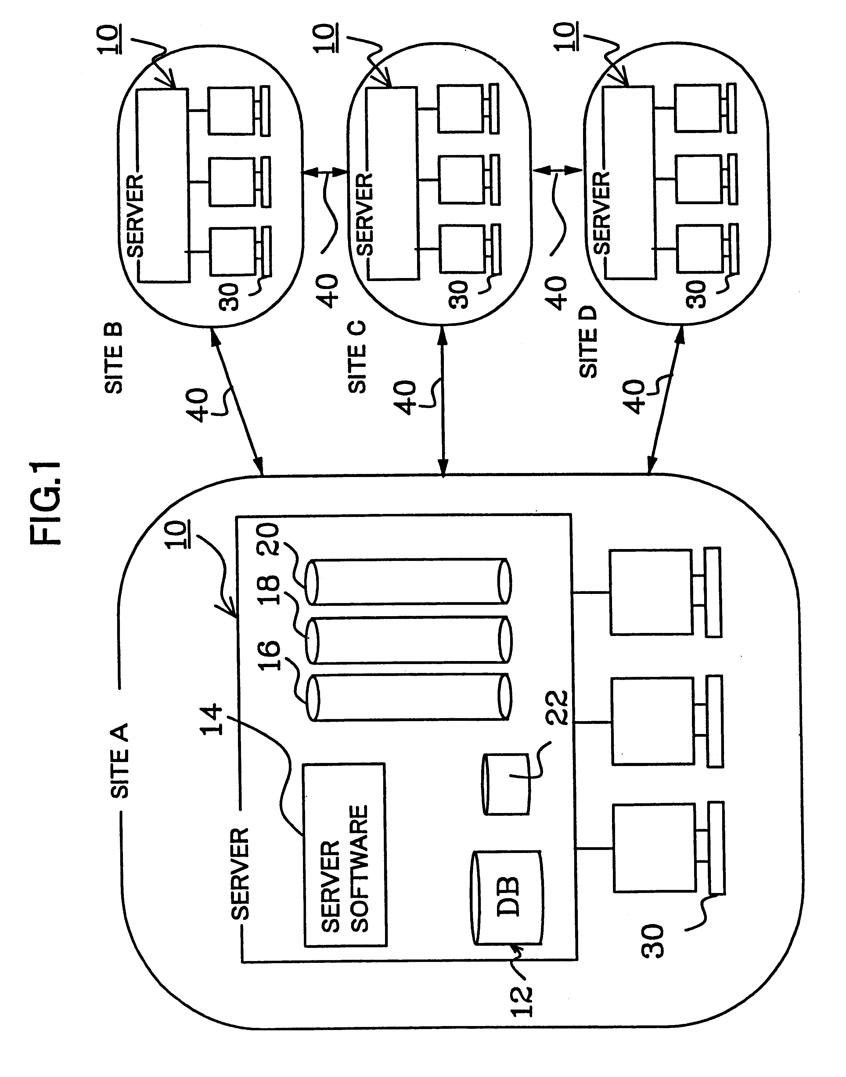Data caching apparatus, data caching method and medium recorded with data caching program in client/server distributed system