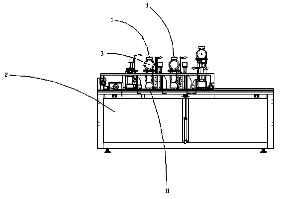 Combined type grinding head device