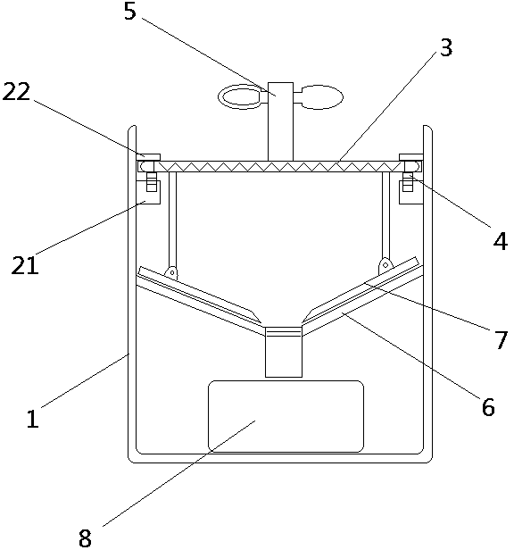 Blockage-proof open-air ombrometer
