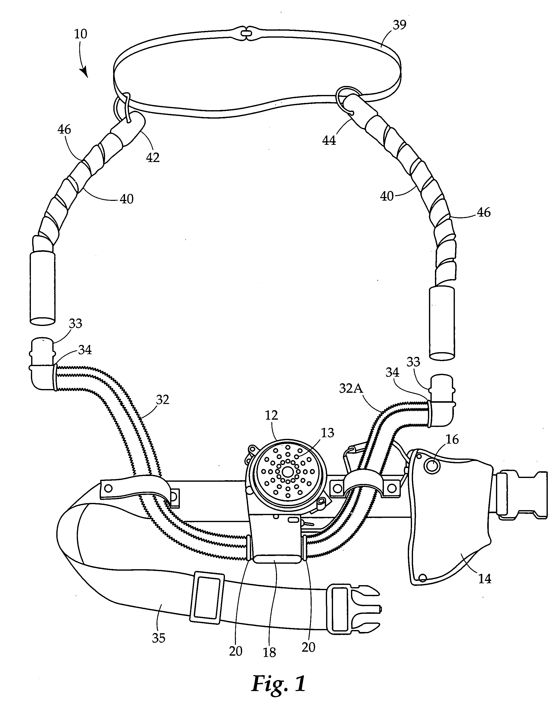 Air distribution system for individual cooling