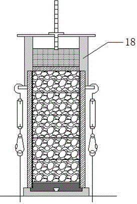 A sample preparation device and method for a large-scale triaxial test of coarse-grained soil based on a shaking table