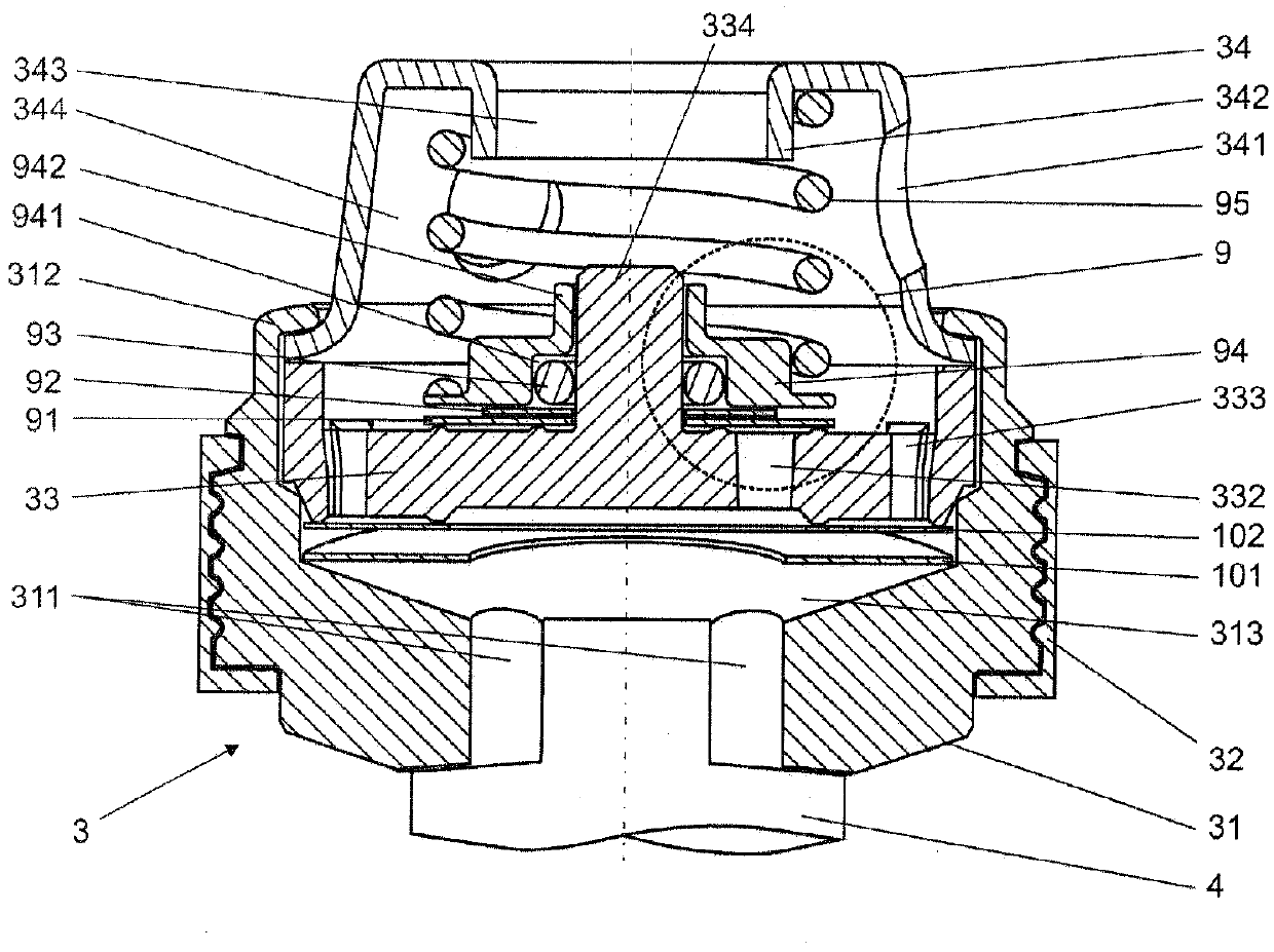 Hydraulic damper with adjustable rebound valve assembly