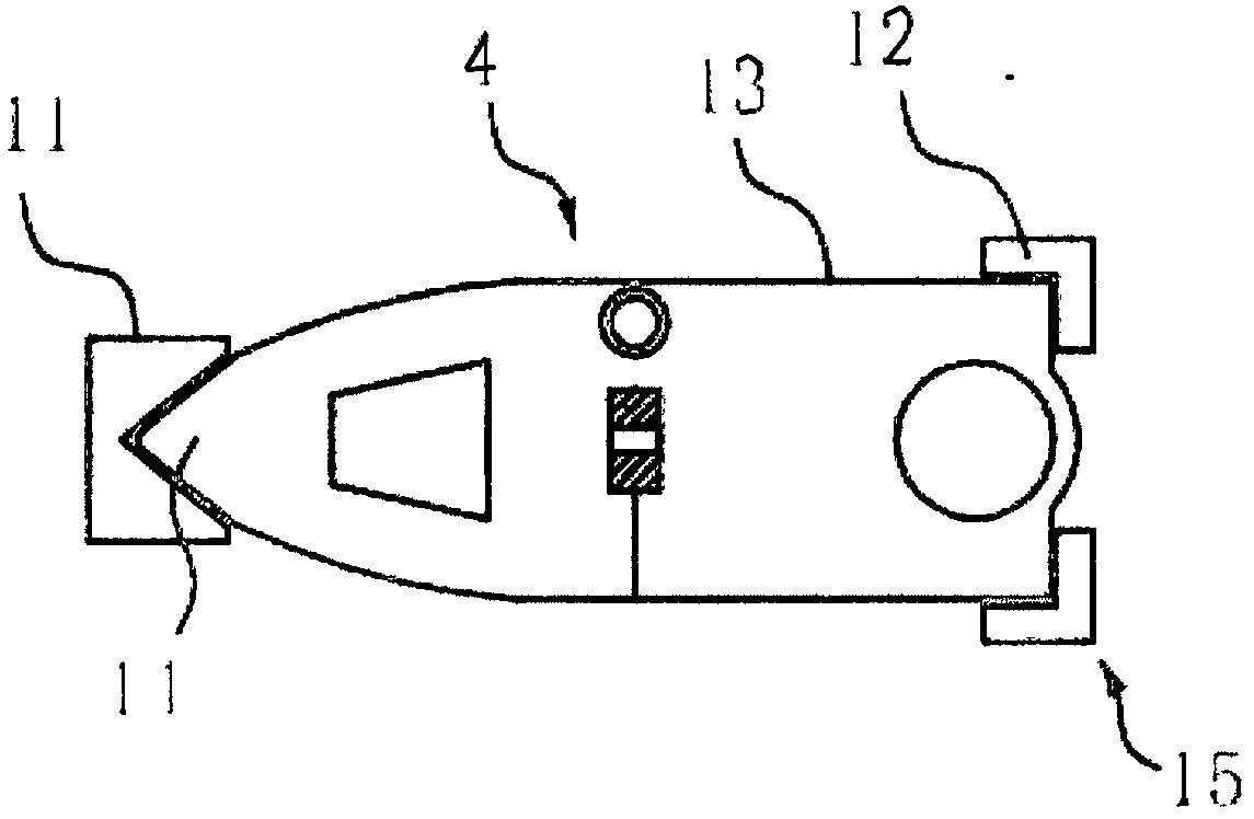 A liftable fin system for a scientific research vessel