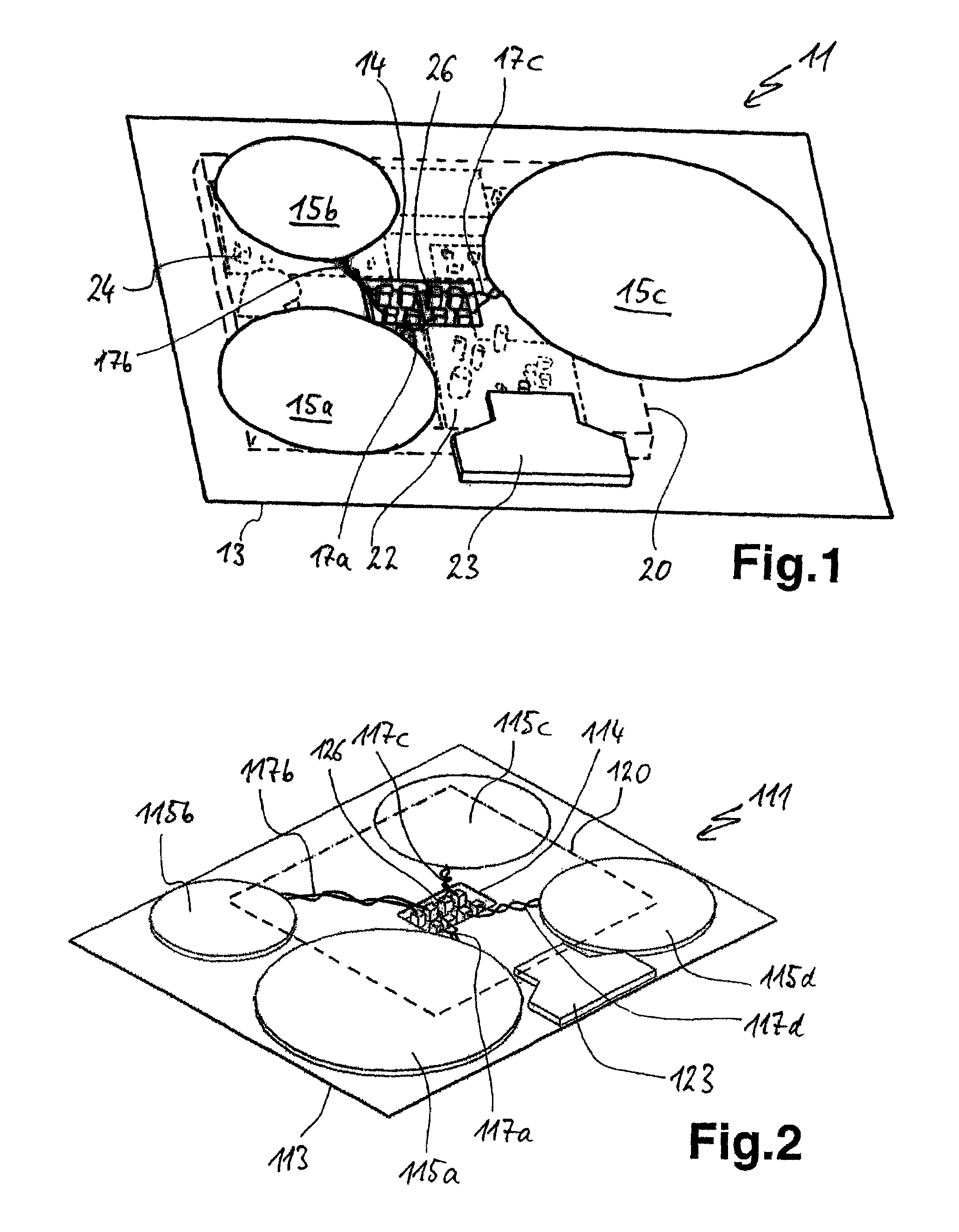 Method for the construction of an induction hob, as well as an induction hob
