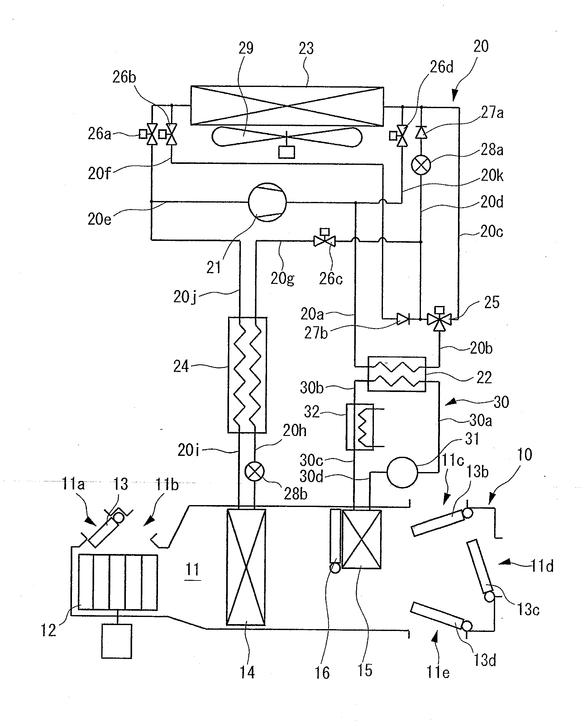 Air Conditioning Device for Vehicle