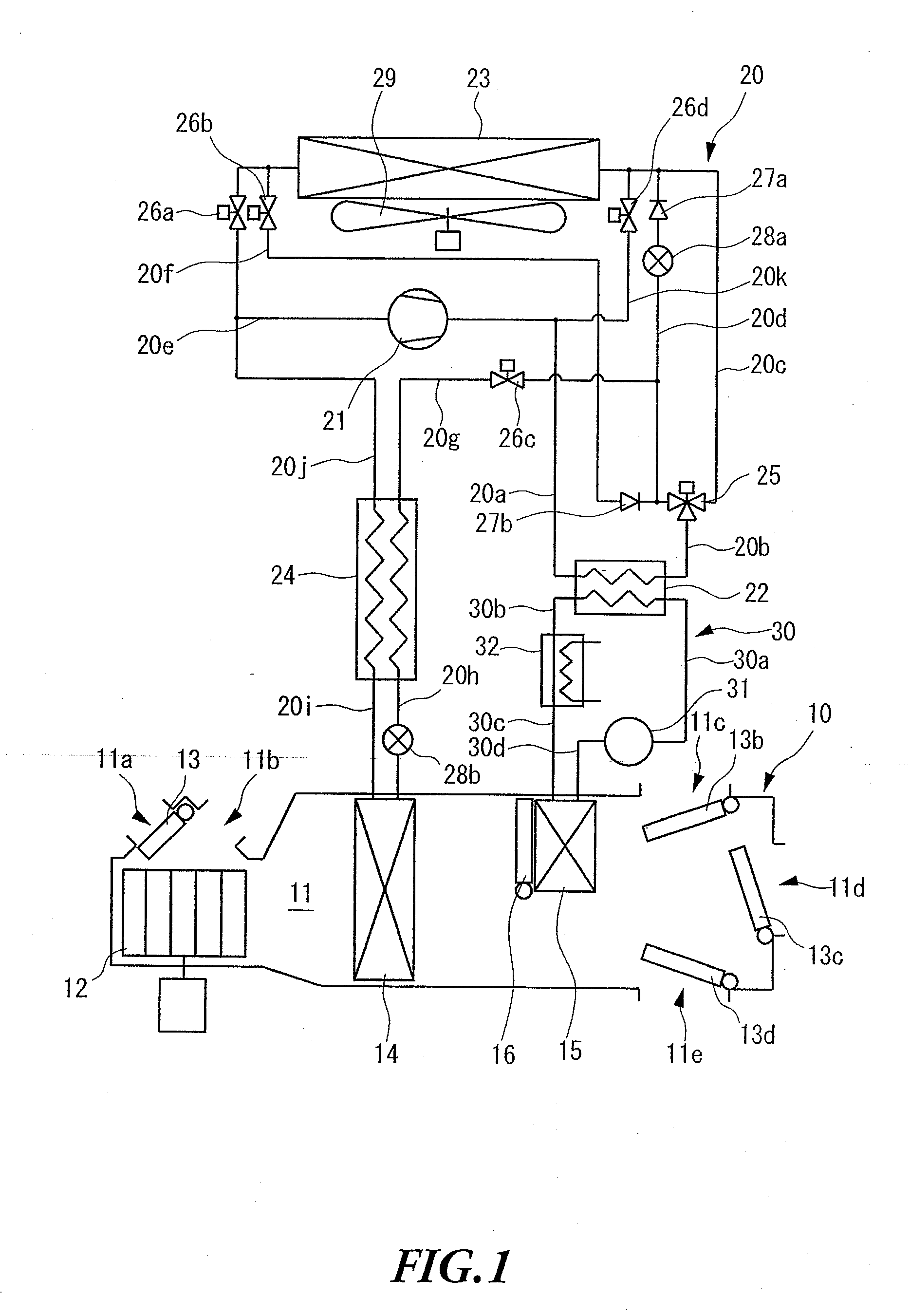 Air Conditioning Device for Vehicle